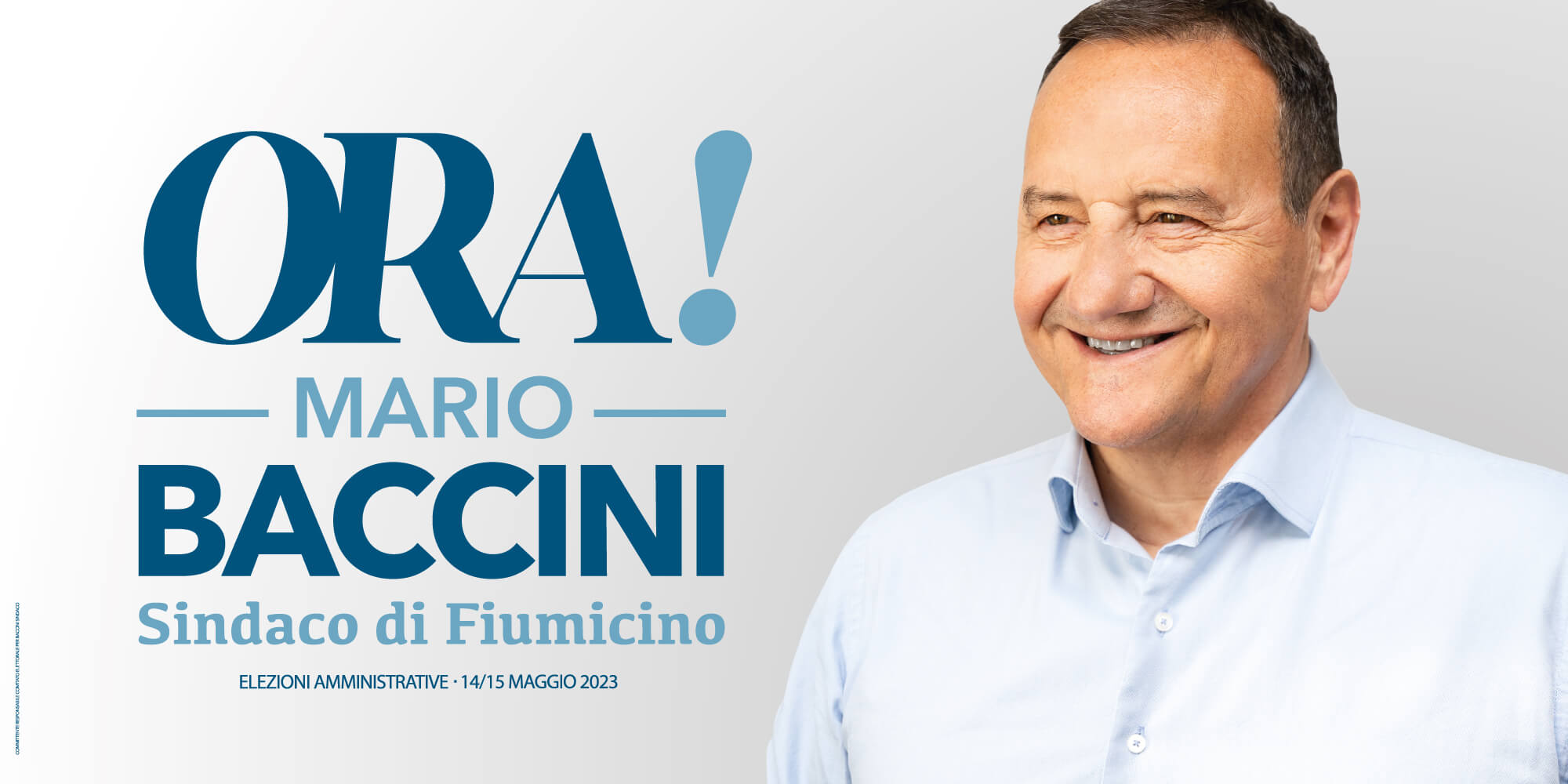 ORA! Mario Baccini Sindaco di Fiumicino